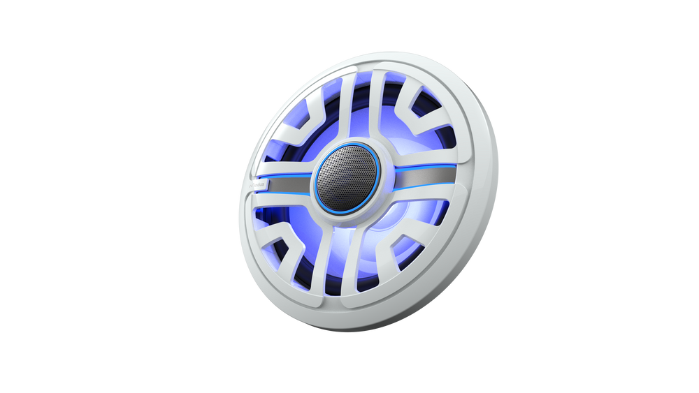 Modus MZS-7.7MSP White   Blue LEDs Front Perspective 2.png