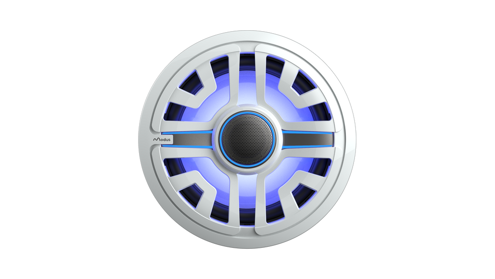 Modus MZS-7.7MSP White   Blue LEDs Front Orthographic.png