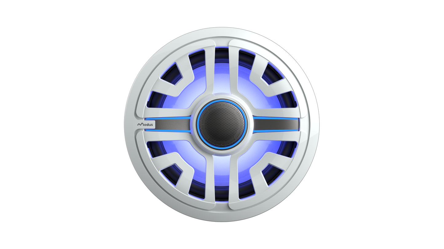 Modus MZS-7.7MSP White   Blue LEDs Front Orthographic.png